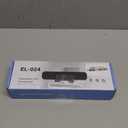 Computer Speakers for Desktop Pc, Monitor Speakers for Laptop,Pc Speakers with Loud Sound,Volume Control Easily Clamps to Monitors(USB-C to USB Adapter Included) (Black)