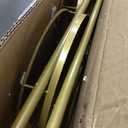 Bar Cart Gold Rolling Cart for Home,2 Tiers Bar Serving Cart Round Wine Cart with Handle, Metal Wine Rack and Casters, Serving Bar Trolley for Home Kitchen,Living Room,Christmas,New Year