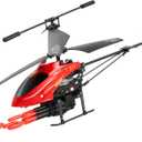 VEVOR RC Helicopter, 2.4GHz Flying Remote Control Helicopter with Shooting Mode, 3.5 Channel RC Airplane for Kid, Altitude Hold, One-Key Takeoff/Landing & LED Lights, Toys for Kids