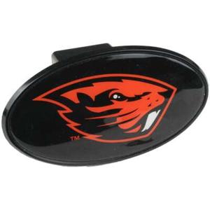 Oregon State Beavers Primary Logo Oval Tow Hitch Cover Trailer Plug Insert 2"