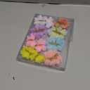 Oaoleer 16PCS Mini Butterfly Hair Clips, 2" Tulle Mesh Hair Bow Pins Colorful Butterfly Hair Barrettes Wedding Hair Accessories for Baby Girls