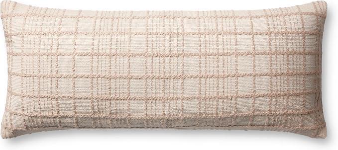 Loloi Magnolia Home Liv Beige 13'' x 35'' Cover w/Poly Pillow