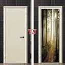 Doors Wallpaper Murals Door Wallpaper Sticker Self Adhesive Vinyl Removable Art Door Decals for Home Decoration (Scene5)