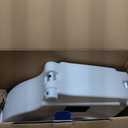 Drive Medical 2-in-1 Raised Toilet Seat with Removable Padded Arms - Elevated Bathroom Safety Support - Secure Locking Attachment - Easy Height Assistance - Durable Construction, Standard Toilets