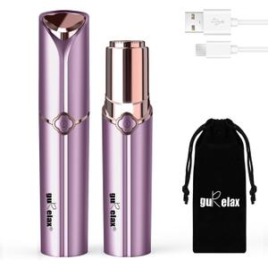 Facial Hair Removal for Women, Painless Electric Facial Hair Remover for Face, ChinUpper Lip with USB Rechargeable (Purple)