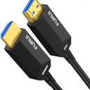 8K Fiber HDMI Cable 50ft, Fiber Optic HDMI 2.1 Cable 8K@60Hz,4K@120Hz 48Gbps, Dynamic HDR, eARC Compatible with RTX 3080/3090 Xbox Series X PS5 Denon AV Receiver LG Samsung Sony TV