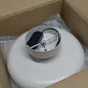 BISAMIYA Modern Dimmable LED Ceiling Light, 15.7 inch Semi Flush Mount Ceiling Light, Adjustable Angle Light Fixture, Brass Accent, for Bedroom, Kitchen, Laundry Room, 3000K/Warm White/22W