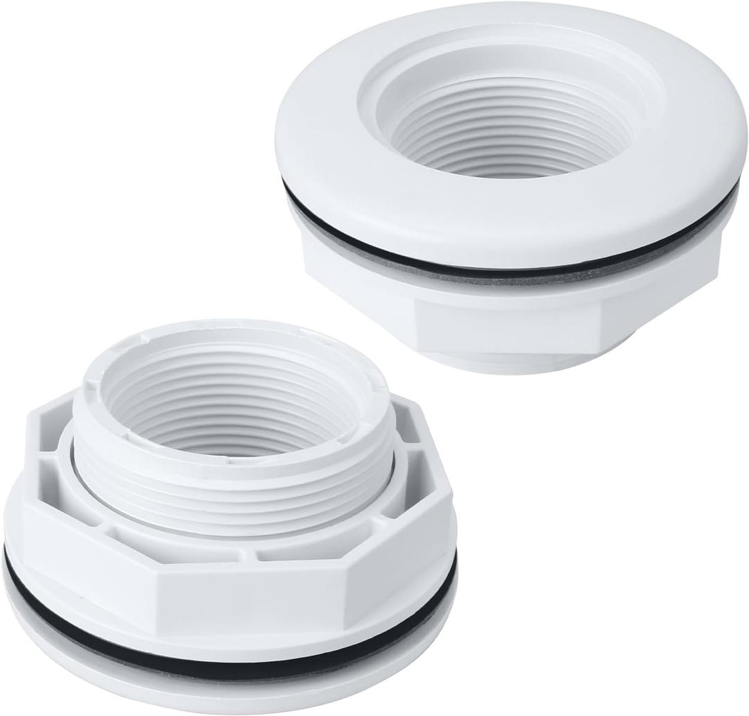 SP1023 1-1/2-Inch FIP Pool Inlet Return Fitting with Locknut and Gasket Female Inlet Pipe (FIP) Thread Exact Replacement for Hayward Swimming Pool Return Hose Fitting, Spa Swiming Pool Parts