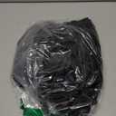 LHJ Unisex Full Length Hooded Robe Cloak Long Velvet Cape Cosplay Costume (Large, Black)