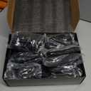 WINECO led strobe lights for trucks, Emergency Strobe Lights Kits for construction Vehicles LED Surface Mount Grill Grille Light Flashing Warning lights With Digital Controller 12 LED Amber White (8 PCS)