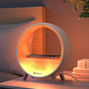 Dekala Arches Gradual Sunrise Alarm Clock with Wireless Charging, Sunset White Noise Sound Machine Loud Sunsire Alarm Clock for Heavy Sleepers Smart Ambient Lamp Sunrise App/Touch Control