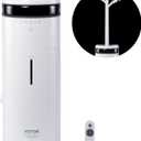 VEVOR Humidifier for Home Large Room 1291.7 sq ft, 16L Commercial Humidifier for Whole House Greenhouse Night Light & 12h Timer & Auto Shut-Off Humidifiers, Commercial Branch Tube w/ 360° Nozzle