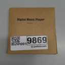 64GB MP3 Player with Bluetooth 5.3, Music Player with HiFi Sound for Sports Runners, 2.4" Screen MP3 Player Built in HD Speaker Voice Recorder FM Radio E-Book, Expanded Up to 128GB, Earphone Included (Black)