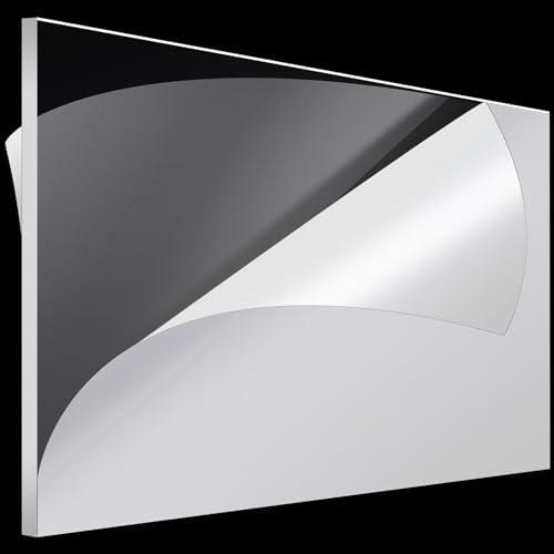 Roowest 1 Pcs 35 x 47 Inch, 1/4 Inch Thick Clear Acrylic Sheet Plastic Plexiglass Sheet Cut to Size Acrylic Board Panel for Craft Engraving Display