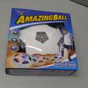 Toyk Boy Toys - LED Hover Soccer Ball - Air Power Training Ball Playing Football Indoor Outdoor Game - Birthday Gifts for Kids, Age 3 4 5 6 7 8-12 Year Old Boys - Soccer (White)