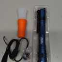 ACEBEAM TAC 2AA EDC Tactical Dual Modes Flashlight Rechargeable, 1400 High Lumens Flashlight, Dual Switch Pocket LED Flashlight, Super Bright Small Flash Light for Emergency, Camping, Home(SFT-25R HI) (Blue 6500K-1400 Lumens 304 Meters)