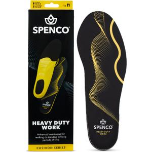 Spenco Polysorb Heavy Duty Maximum All Day Comfort and Support Shoe Insole Women's 9-10 / Men's 8-9
