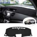 Cartist Flannel Dashboard Cover for Honda CR-V 2012-2016 CRV Dash Cover Nonslip Dashboard Mat Protector Sunshade No Glare