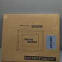 FinalFind 4x6 Picture Frame with Mat for 3.5x5, Black Wood Grain Picture Frames Display on Tabletop or Wall Mounting (4 Pack,Black)