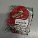 CuteBone Christmas Dog Sweater Dress Turtleneck Puppy Sweater with Bowtie Leash Hole Pullover Winter Dress for Small Dogs (Merry Christmas 1)