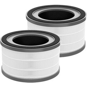 2 Pack Vista 200 Replacement Filter Compatible with LEVOIT Vista 200 Air Puri-fier, 3-in-1 H13 True HEPA Filter, High-Efficiency Activated Carbon Filter, Vista200-RF