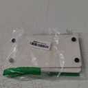 2 PCS Water Absorbent Diatomite Coasters Rectangle, Grooved Design, Water Absorbing Stone Used for Hand Soaps & Plants & toiletries in The Modern Home (8.3 x 4 inches, White)