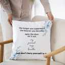 Mental Health Office Decorative Pillow Covers 18x18, Inspirational Positive Affirmation Decorative Throw Pillow Covers for Counseling Therapy Office Home