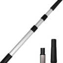 3 Ft Telescopic Extension Pole, Aluminum, adjustable 3-Stage Extension Pole,Paint Roller Brush Extension Handle, Threaded Pole, Telescoping Paint Roller Pole Extends to 36 inch