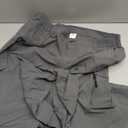 Mens Hiking Pants Convertible Lightweight Quick Dry Zip Off Outdoor Fishing Safari Camping Boy Scout Pants (Gray) Size 38