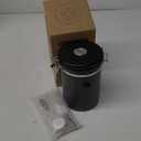 HAIOOU Airtight Coffee Canister, 22OZ Large Stainless Steel Coffee Bean Storage Container with Date Tracker, Measuring Scoop, CO2 Releasing Valves and Mini Tongs for Beans, Grounds and more - Gray