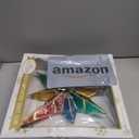 Kurt Adler 10 Light Multicolor Capiz Bethlehem Star Treetop with Gem Center