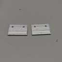 Hardware Resources 200-ZB 2 Inch Long Panel Mounting Clip - Single - Aluminum