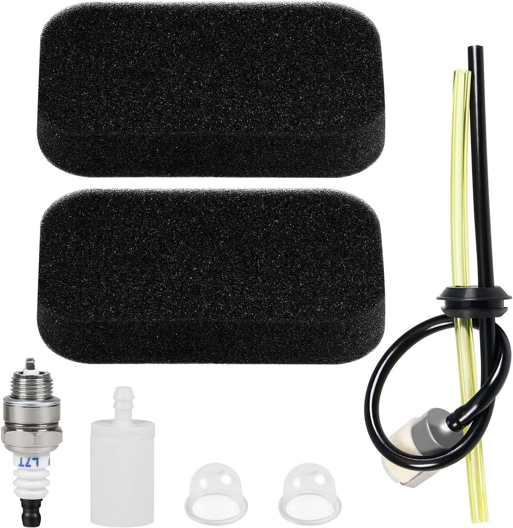 150BT Air Filter Tune Up Kit for Husqvarna 150BT 150BF 350BT 350BF 560BTS 560BFS 560BT Leaf Blower Fuel Filter Line Kit, 502844401 Air Filter for Red Max EBZ5100 EBZ5100RH EBZ6500 Blower