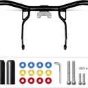 Front Crash Bar Engine Guard Compatible with Harley Davidson Touring Street Glide Road Glide Road King Electra Glide Ultra Limited CVO 2009-2025, Black