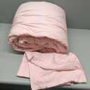 Quataly Full Comforter Sets Blushpink,3PCS Soft Lightweight Breathable Bedding Comforter Sets for All Season, Full Size(82''86'' Comforter & 2 Pillowcases)