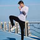 Men's Fleece Sweatpants Zipper Pockets Running Joggers Gym Athletic Sweat Pants for Winter Workout Warm Pant (3X-Large, Black)