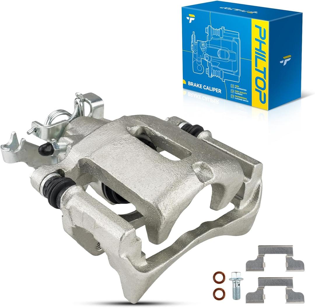 PHILTOP 18-B4927 Rear Right Side Disc Brake Caliper Assembly Fit for Ford Mustang 2005 2006 2007 2008 2009 2010 2011 2012 2013 2014, Rear Right Passenger Side