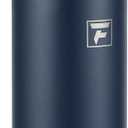 Fanhaw 32 Oz Insulated Stainless Steel Water Bottle with Chug Lid Wide Mouth, Leak-Proof, BPA-Free Ideal for Kids, Adults, Sports, Gym, and Outdoor Use (Navy Blue)