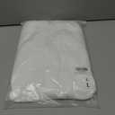 Men's Shawl Collar Long Sleeve Cardigan Knit Open Front with Pockets (White, L)