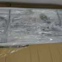 Chrome Modern Crystal Chandelier, 32" Silver Dinging Light Fixture, 31.5"
