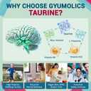 Gyumolics Taurine Supplement 2000mg - Amino Acid Supplement with L-Theanine, Inositol, B6 & B12 - Non-GMO, Gluten-Free, Vegetarian Capsules - 120 Taurine Capsules, BBD: MAY 01/2028