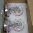 Sconces Wall Lighting Set of Two Bathrooom Vanity Light Brushed Nickel 2 Pack Modern Wall Light Fixtures with Frosted Glass Shade for Porch Bedroom Hallway