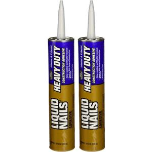 Liquid Nails LN-903 2 Pack Heavy Duty Construction Adhesive, Tan