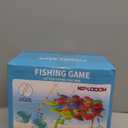 Magnetic Fishing Game Pool Toys for Kids 3-5, Water Table Bathtub Kiddie Party Toy with Pole Rod Net Plastic Floating Fish, Outdoor Toys for Kids Age 3 4 5 6 7 8 Year Old