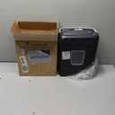 Bonsaii Paper Shredder for Home Use, 3.4 Gal Wastebasket, 6 Sheet Crosscut Paper Credit Cards, Staples, and Clips Shredder for Home Office Use, Portable Handle Design (C237-B New Version)