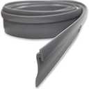 Angled Gray Vinyl for Framed Shower Door Drip Rail - 36" Long, Framed Shower Door Bottom Sweep, Made in USA.