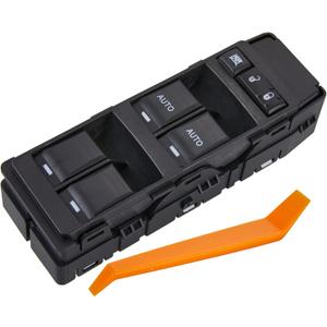 6+8 Metal Pins Power Window Switch Fits for 06-10 Jeep Commander,Grand Cherokee,Chrysler 200/300.07-09 Dodge Durango/Aspen,08-14 Avenger.Control vidrios Master Switch.Green Light.4602781AA