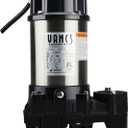 Aquascape 29495 Tsurumi 8PN Pump 50PN2.75S Solids Handling Skimmer Pondless Waterfall Vault Vertical 5520 GPH for Pond Water Feature Garden