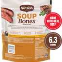 Nutrish Soup Bones Minis Premium Dog Chews with Real Beef and Barley, 6.3 oz Pouch, Pack of 7 (Rachael Ray)