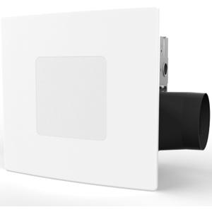 Bathroom Exhaust Fan with 5-CCT Dimmable LED Light, 110 CFM, Quiet 1.2 Sones, Retrofit No-Screw Roomside Installation, Energy Star, BEL110